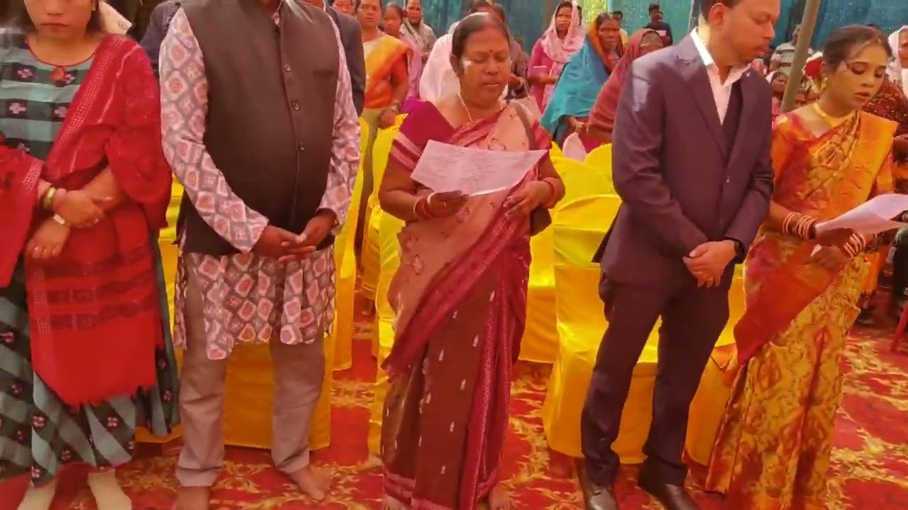 Naya  Ghar aur Naya Dampati Alok and Sanjukta ke liye Prayer(Kurai Sundargarh)