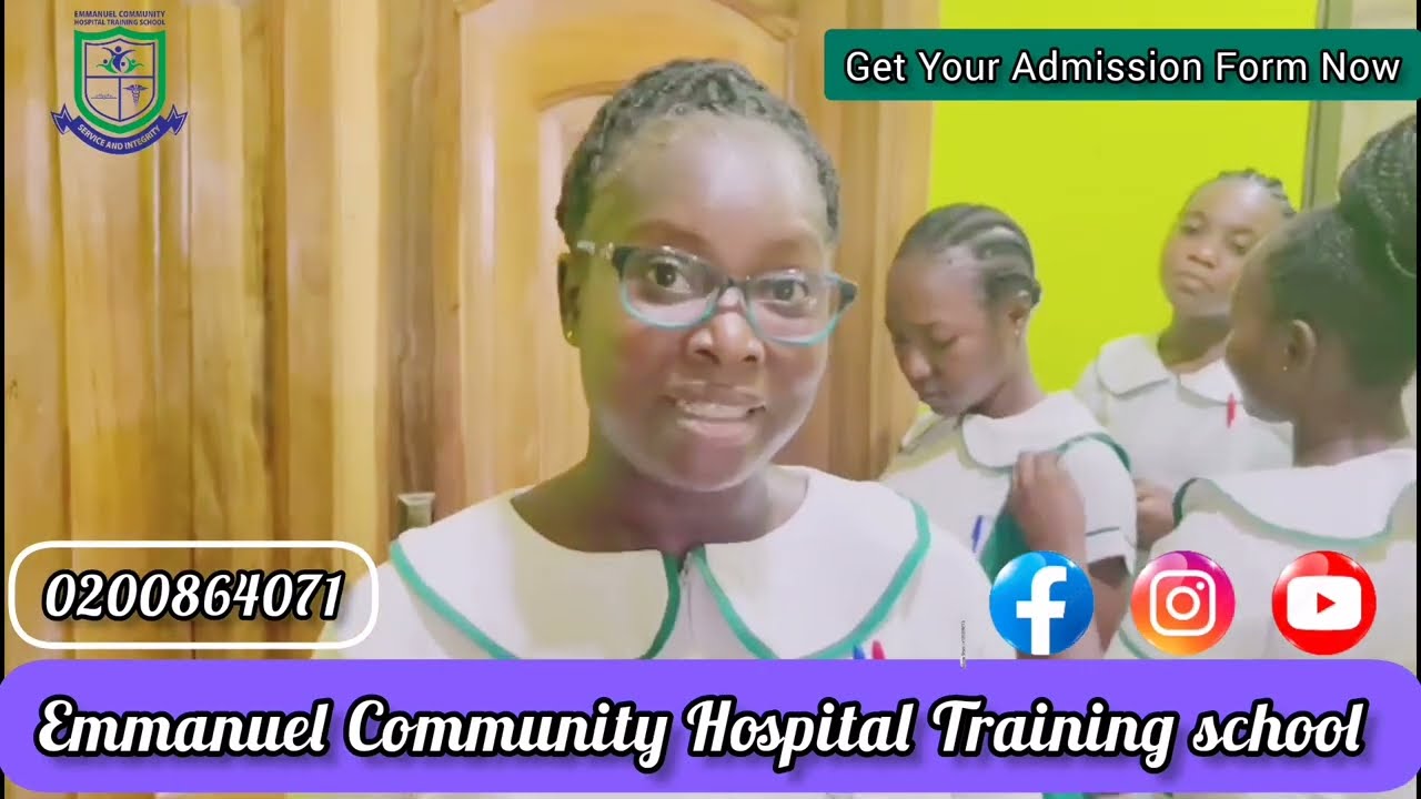 Students giving Testimonies about Emmanuel Community Hospital Training School