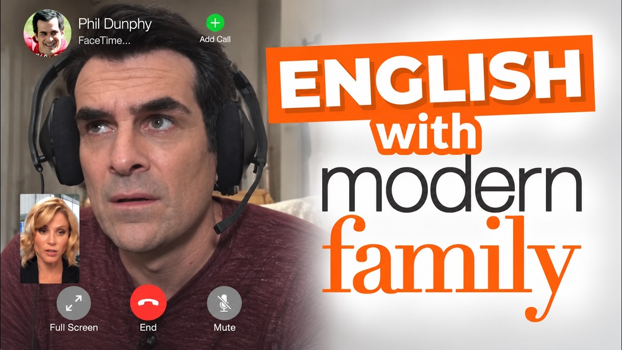 Learn English With Modern Family | Speaking On Skype
