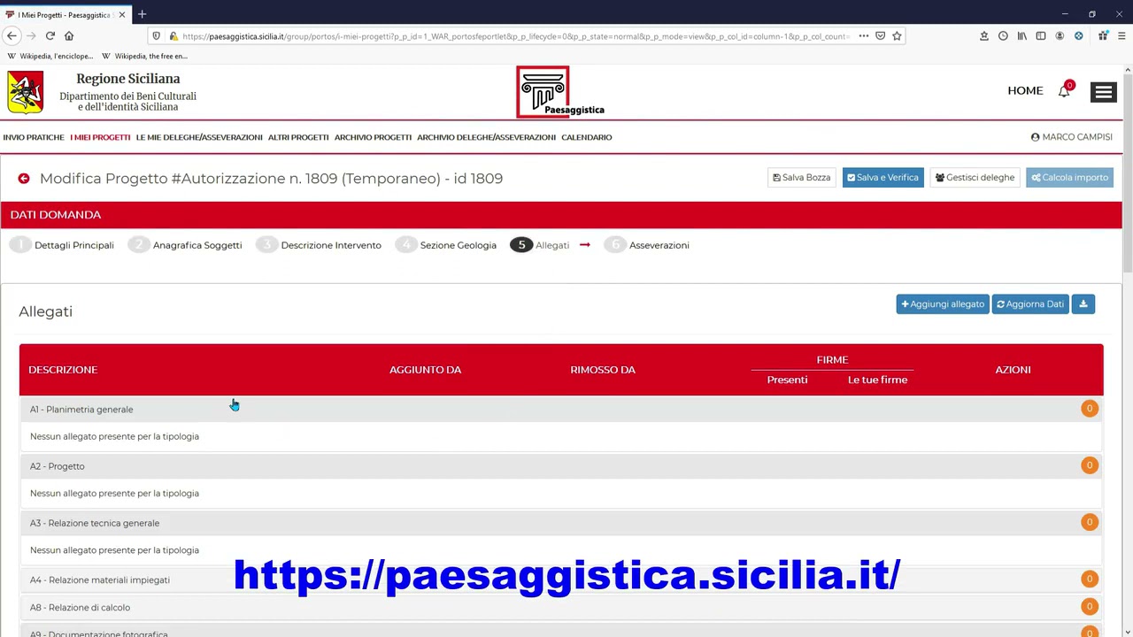 Paesaggistica Sicilia. Il Portale della Soprintendenza