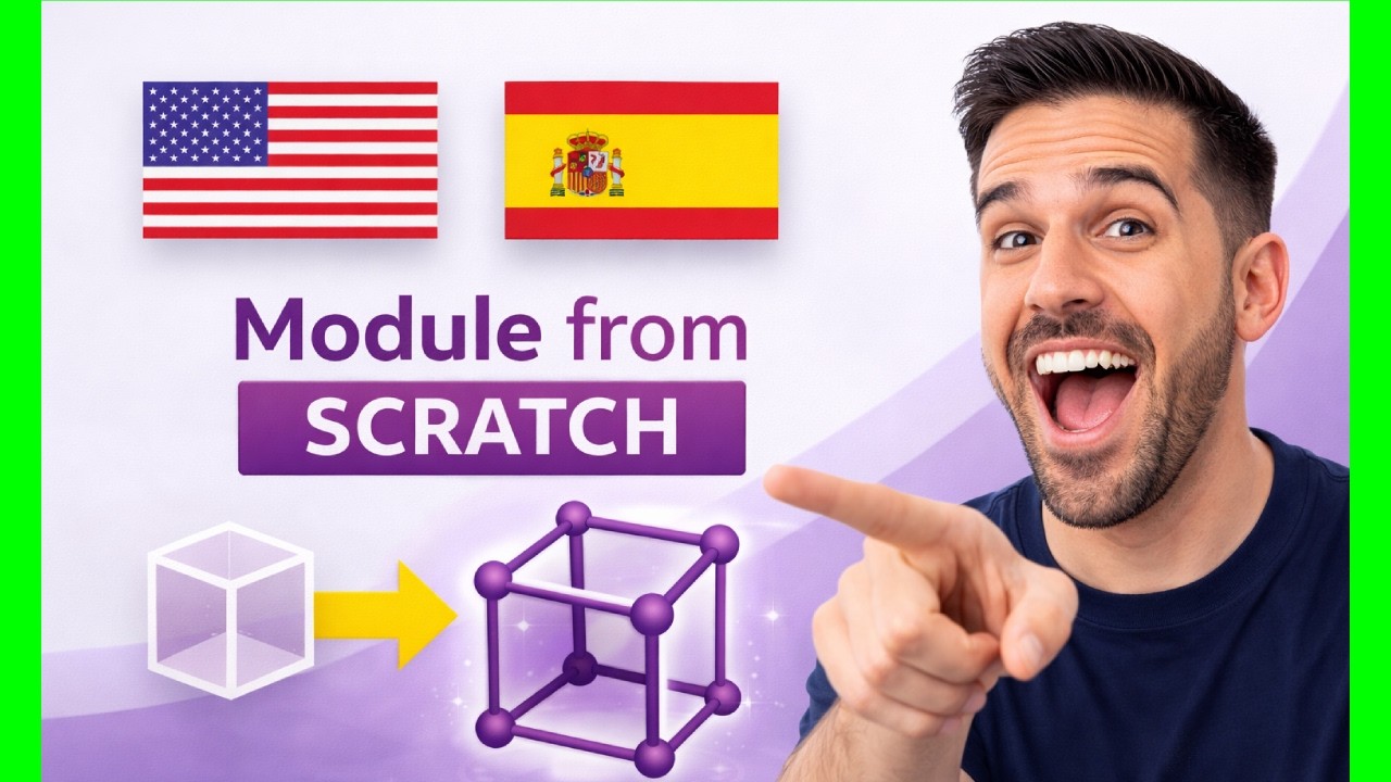 【Odoo 13 tutorial】 - How to create a new module from scratch for beginners