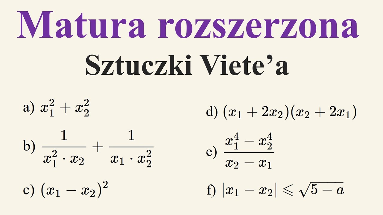 Powtórka do rozszerzenia - samo mięso z Viete'a
