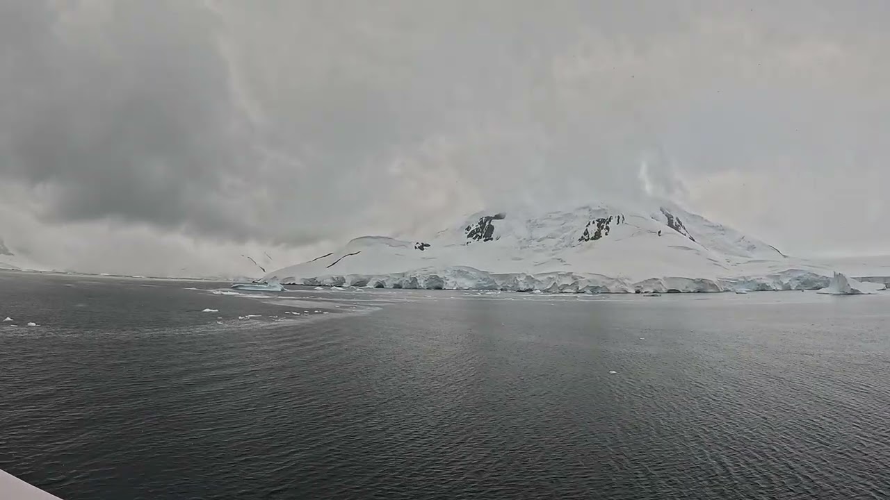 23 minutes of the ship going through the Neumayer Channel