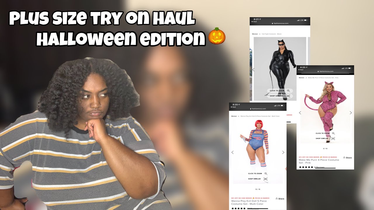 Plus Try On Haul: Halloween Edition