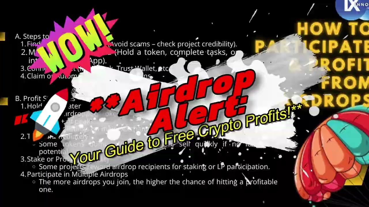 FREE Crypto Airdrops 2024: $10,000+ Profit Strategy | Next 100x Airdrop? How to Find & Claim EARLY!
