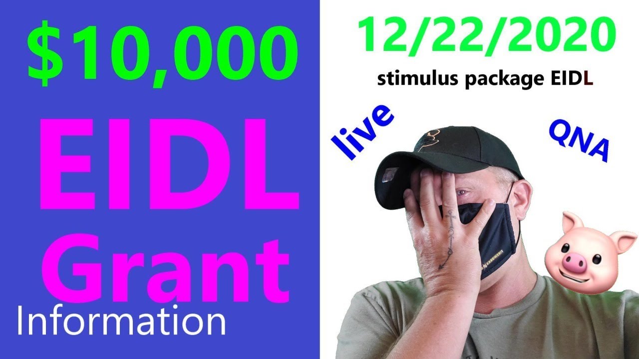 $10,000 EIDL Grant | LIVE reading of the text Part 2 12/22/2020 Second Stimulus sec 331