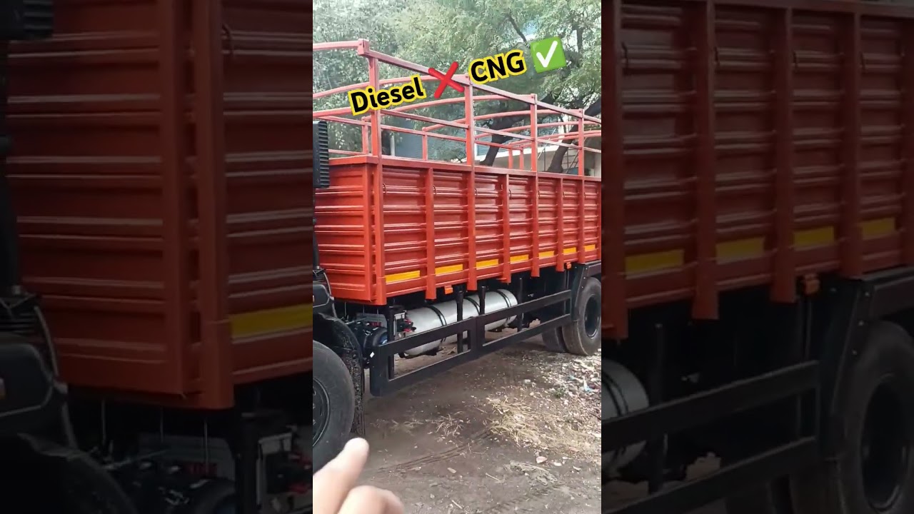 TATA 1612g ! Diesel vs CNG❌✅ #tata #vehicles #truck #subscribe #cng #diesel @Azadbodymaker
