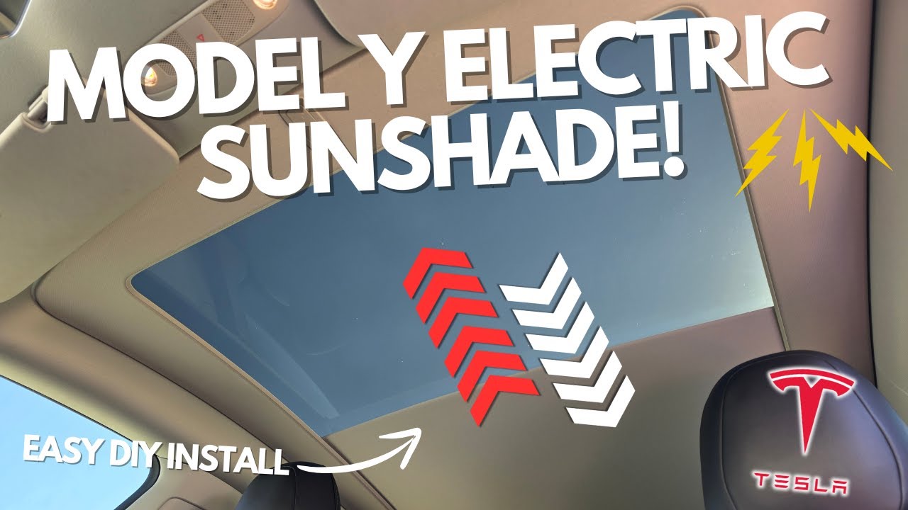 Installing an Electric Sunshade in My Tesla Model Y – Full Step-by-Step Guide!