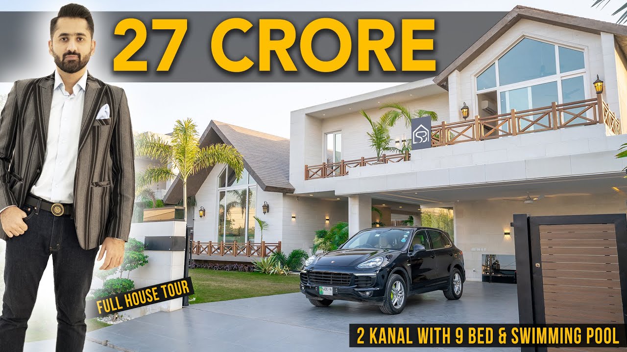 27 Crore Luxury Mansion with Swimming Pool & 9 Bedrooms Tour by Syed Brother