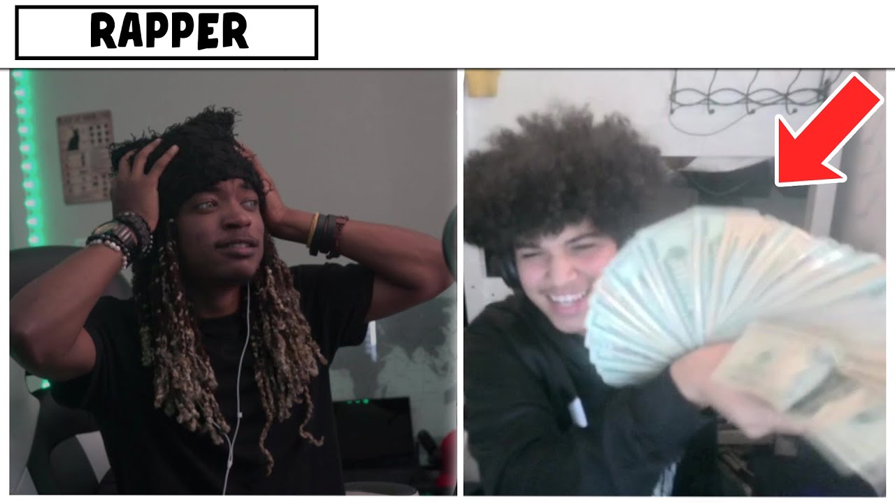 He Was Not Expecting That! | Rapping On OmeTV