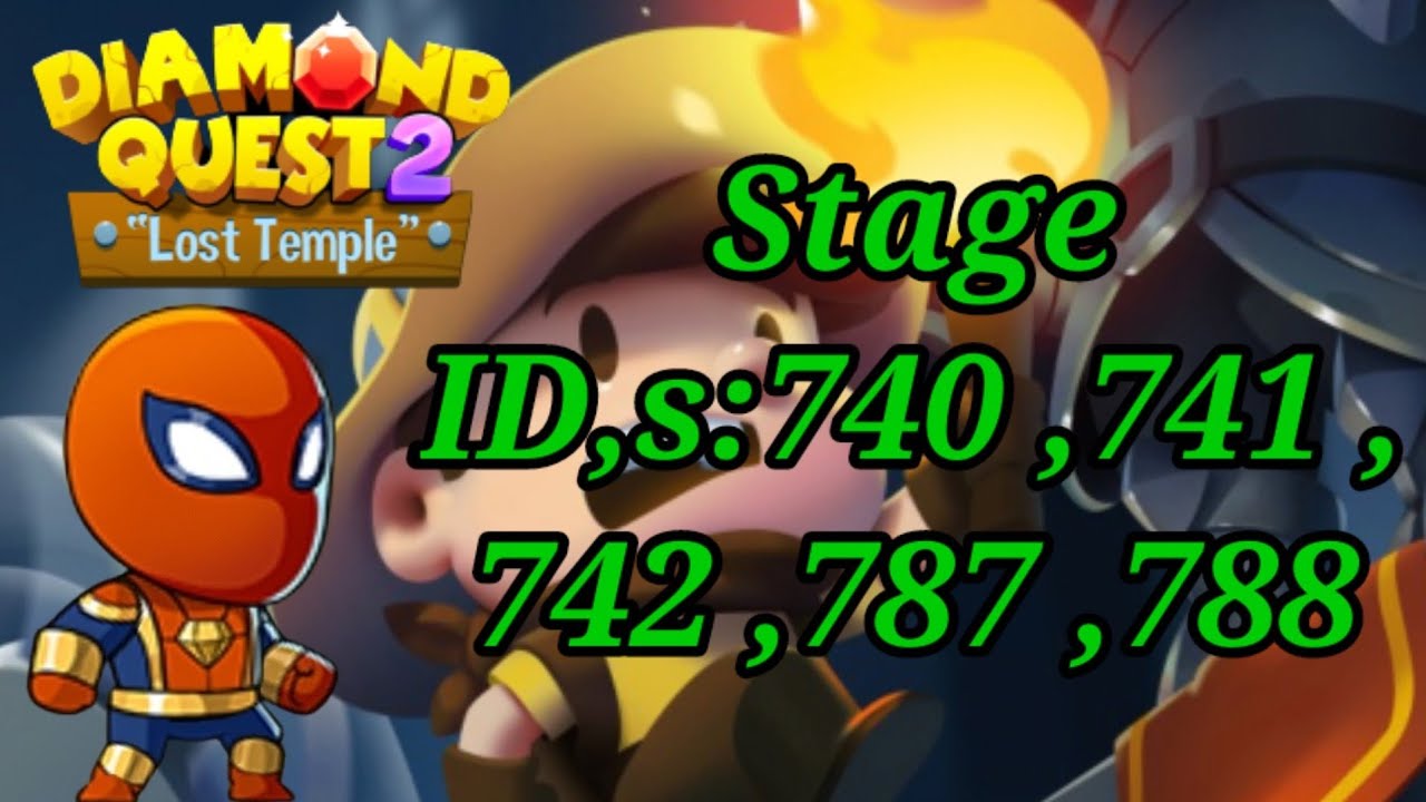 Diamond Quest 2 Level Editor ID,s 740 ,741 ,742 ,787 ,788