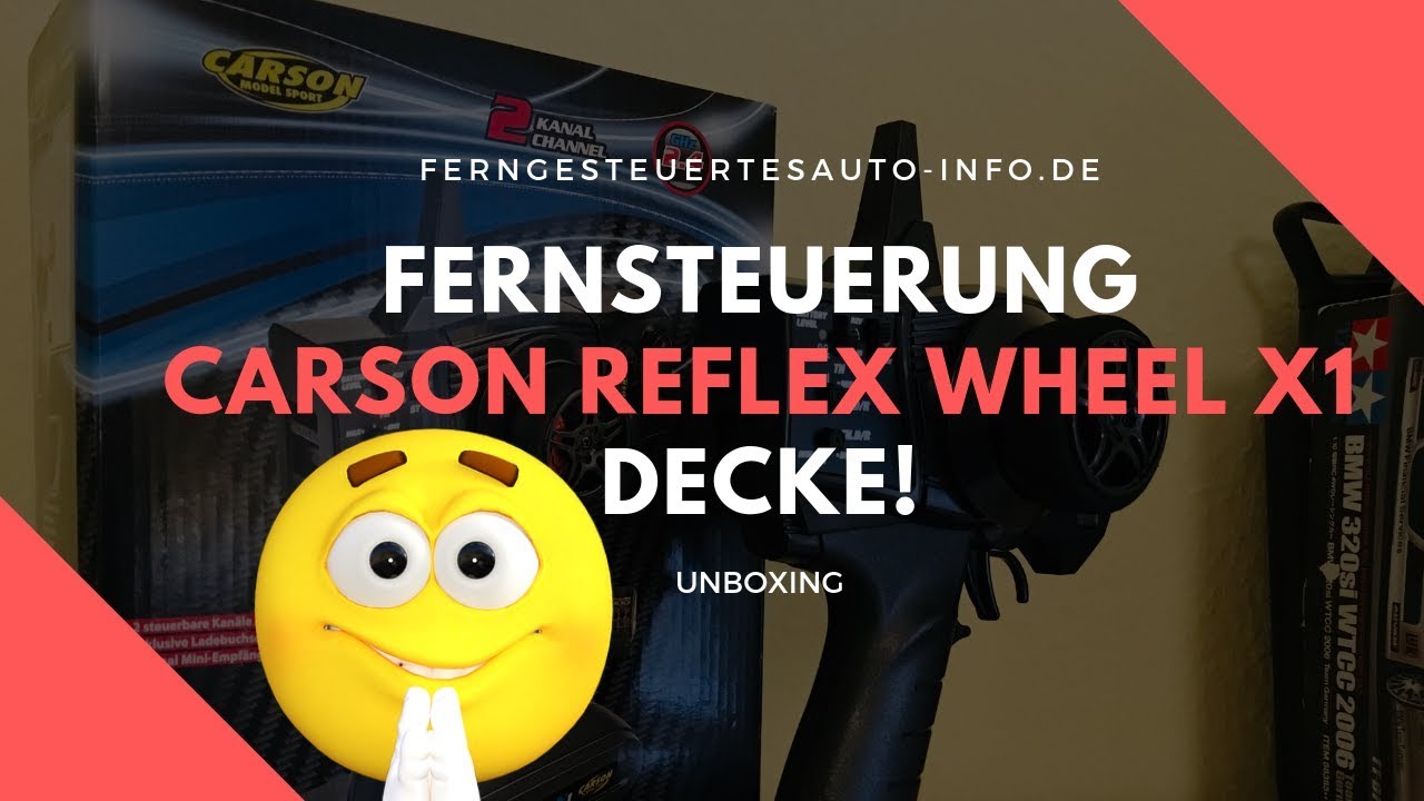 RC Fernsteuerung für weniger als 50 Euro  - Carson Reflex Wheel X1 [Unboxing & Eindruck]