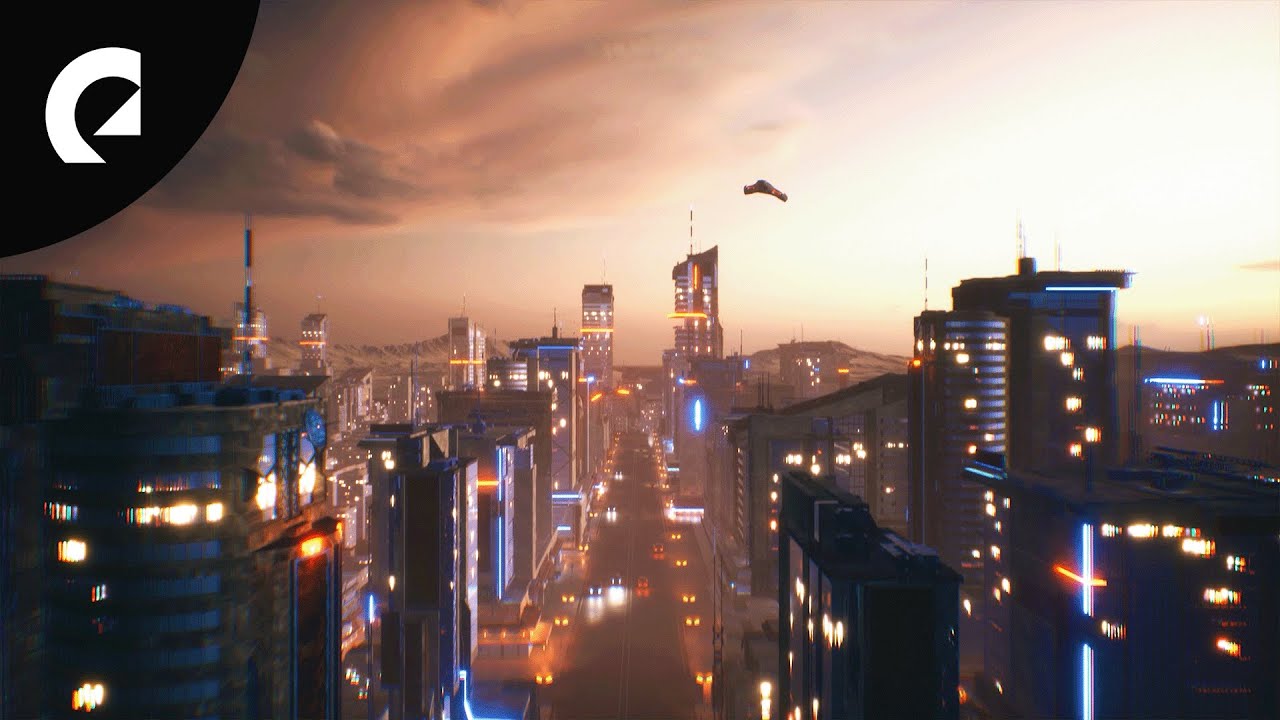 Royalty Free Synthwave Cyberpunk Music Mix For Reading, Studying, Work and Relax (1 Hour)