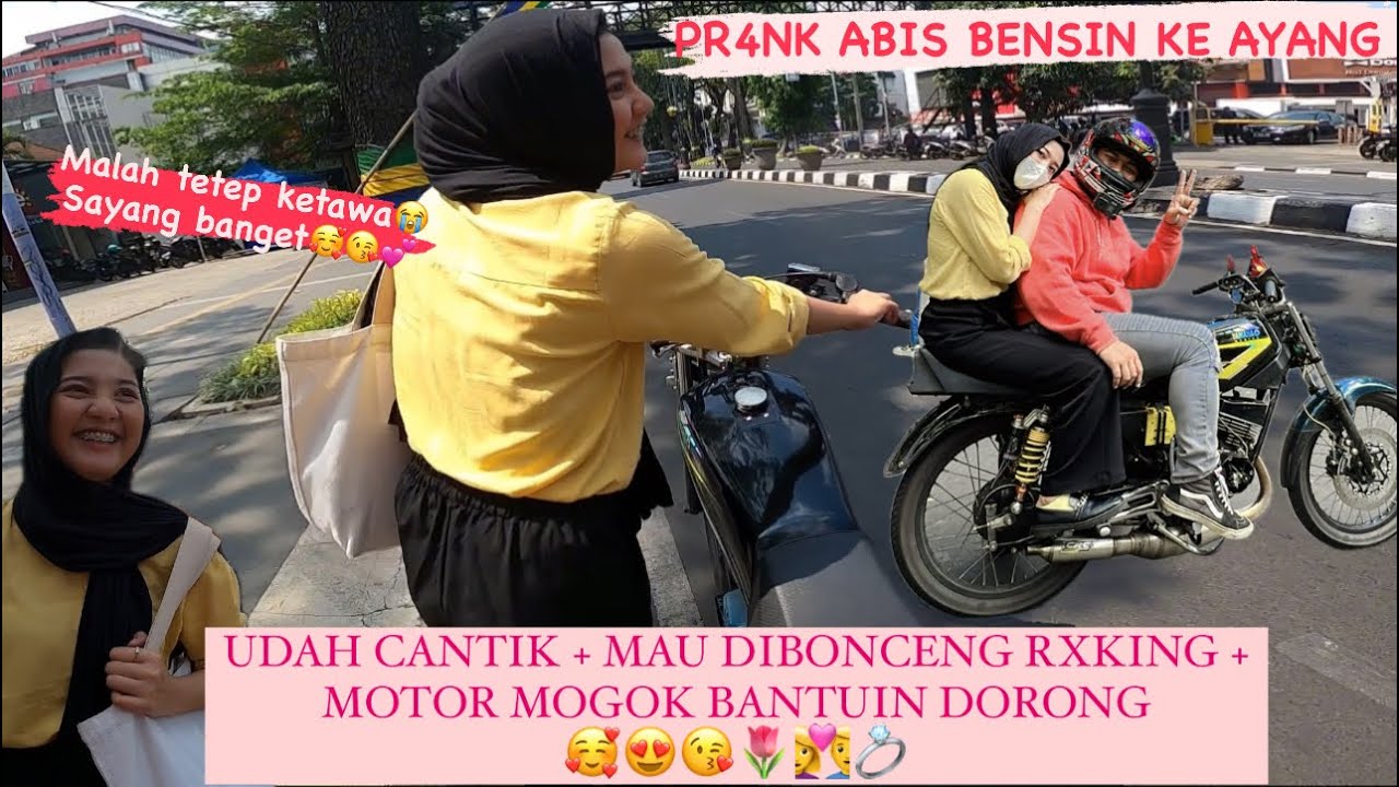#BUCINVLOG RX-KING | PURA PURA ABIS BENSIN PAS BONCENG AYANG , NAYAA NINGGALIN?