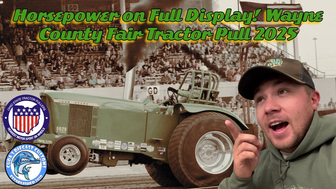 HORSEPOWER ON FULL DISPLAY! WAYNE COUNTY FAIR TRACTOR PULL 2025