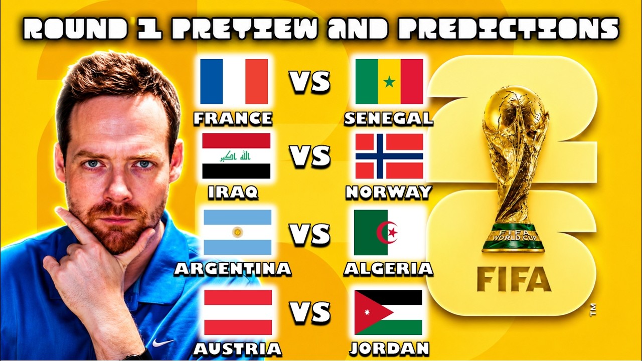 My World Cup Round 1 Preview & Predictions! June 16th 2026