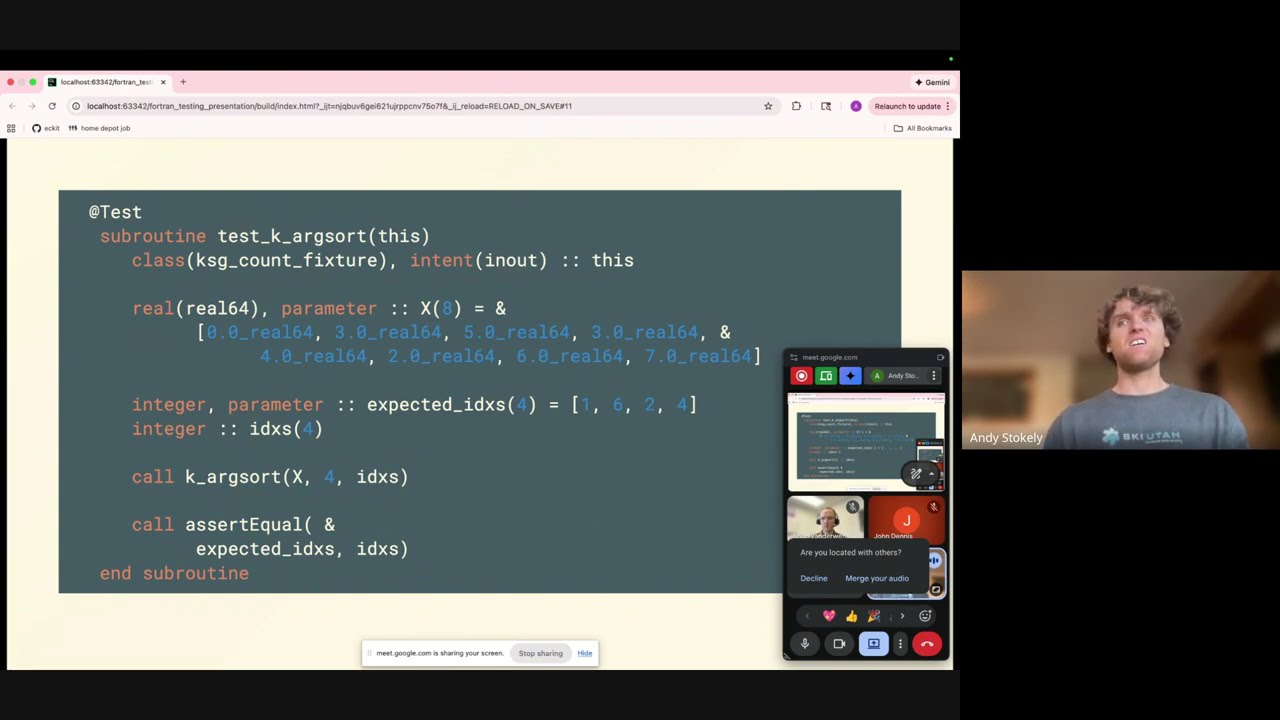 UCAR SEA Tutorial and Discussion - Fortran Unit Testing and pFUnit (Feb 12, 2026)