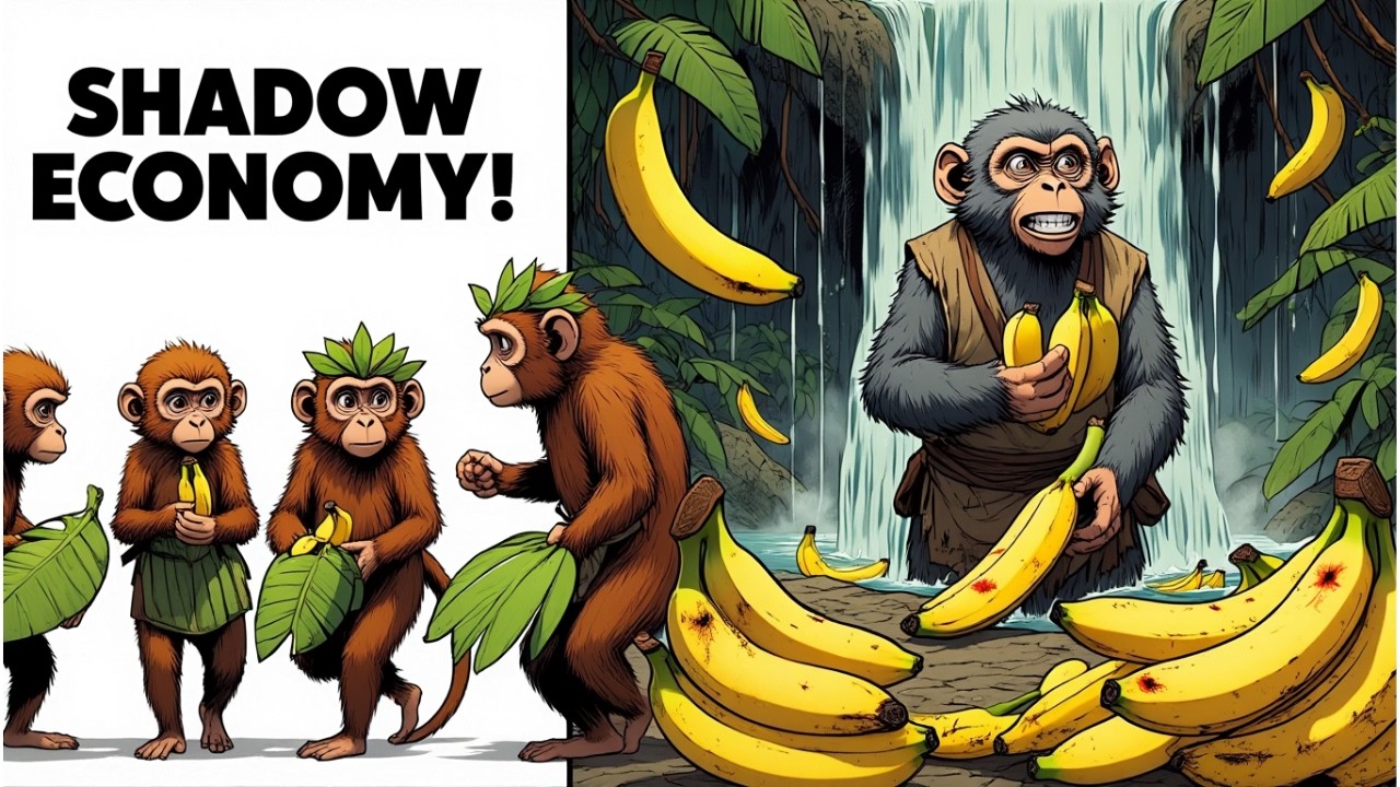The Shadow Economy Explained and Simplified (with Monkeys & Bananas)