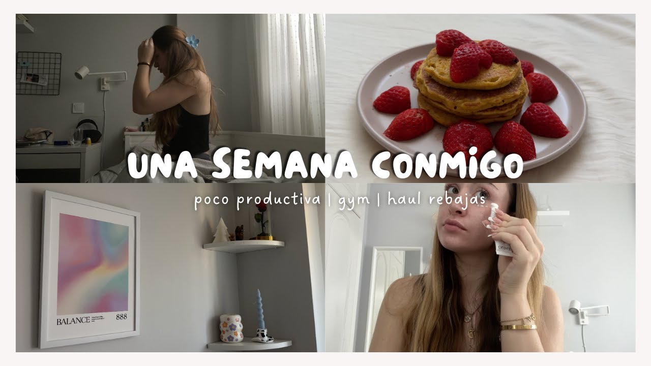 1 SEMANA CONMIGO 🎧 + haul rebajas | poco productivo, gym, organización, recetas....
