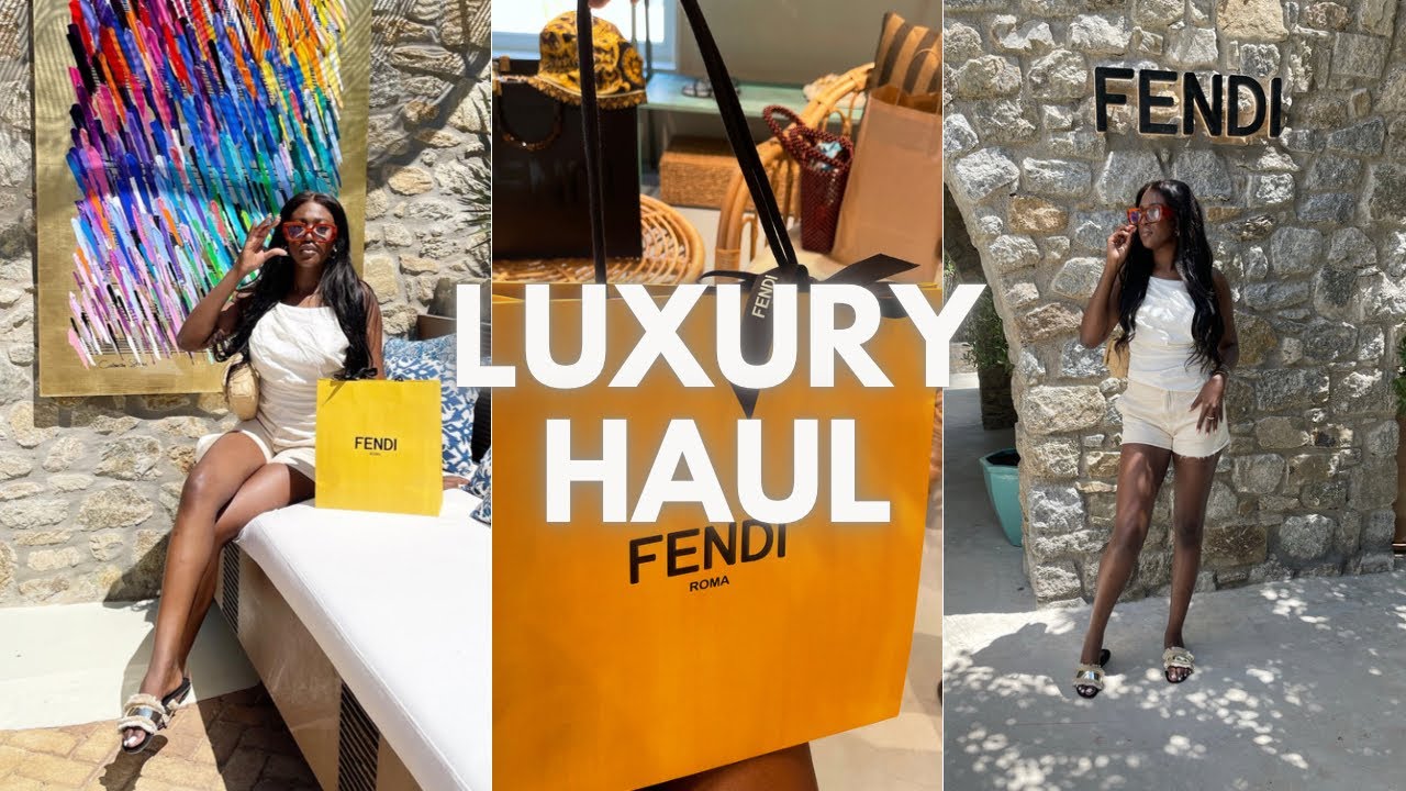 LUXURY HAUL 2022 | FENDI BAG UNBOXING & MUGLER HAUL | AYOMIDEMXO