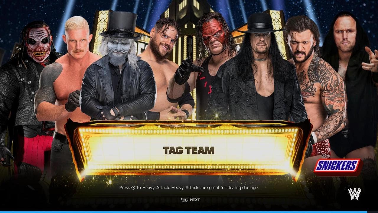 WWE 2K24 Team Wyatt Vs Team Undertaker - Wrestlemania Night 1