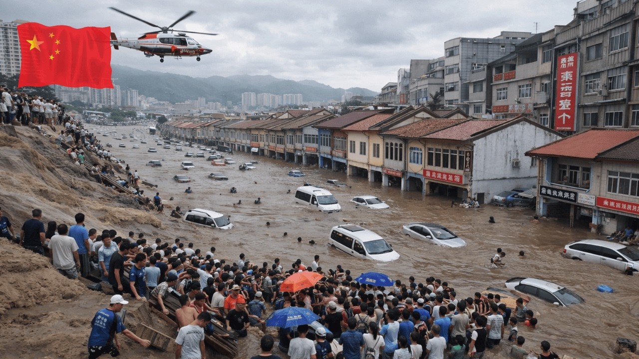 China Flood Beijing Catastrophe: Historic Floods Submerge China&rsquo;s Capital in Unprecedented Chaos