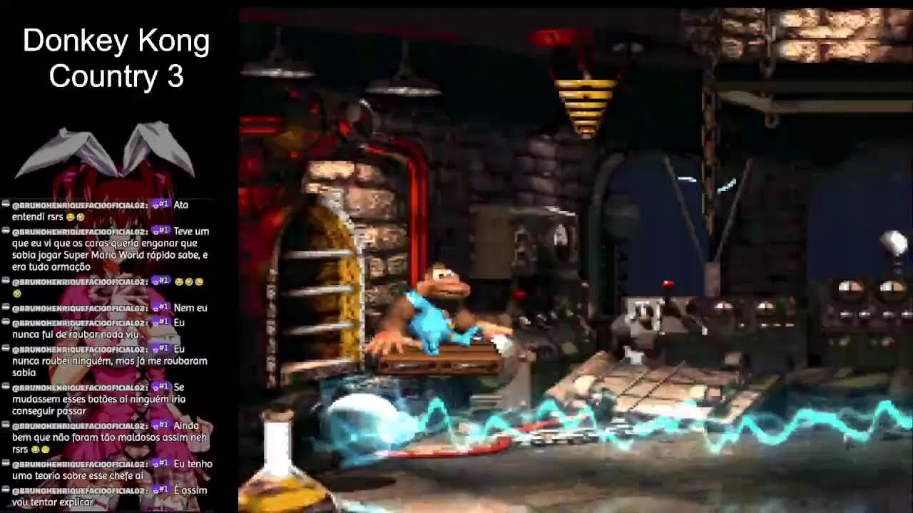 [LIVE ESPECIAL] Jogando meu jogo favorito de todos os tempos! DKC 3