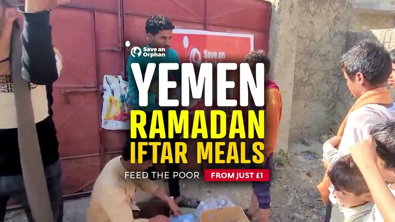 Provide an Iftar meal this Ramadan and help a family in Yemen eat.