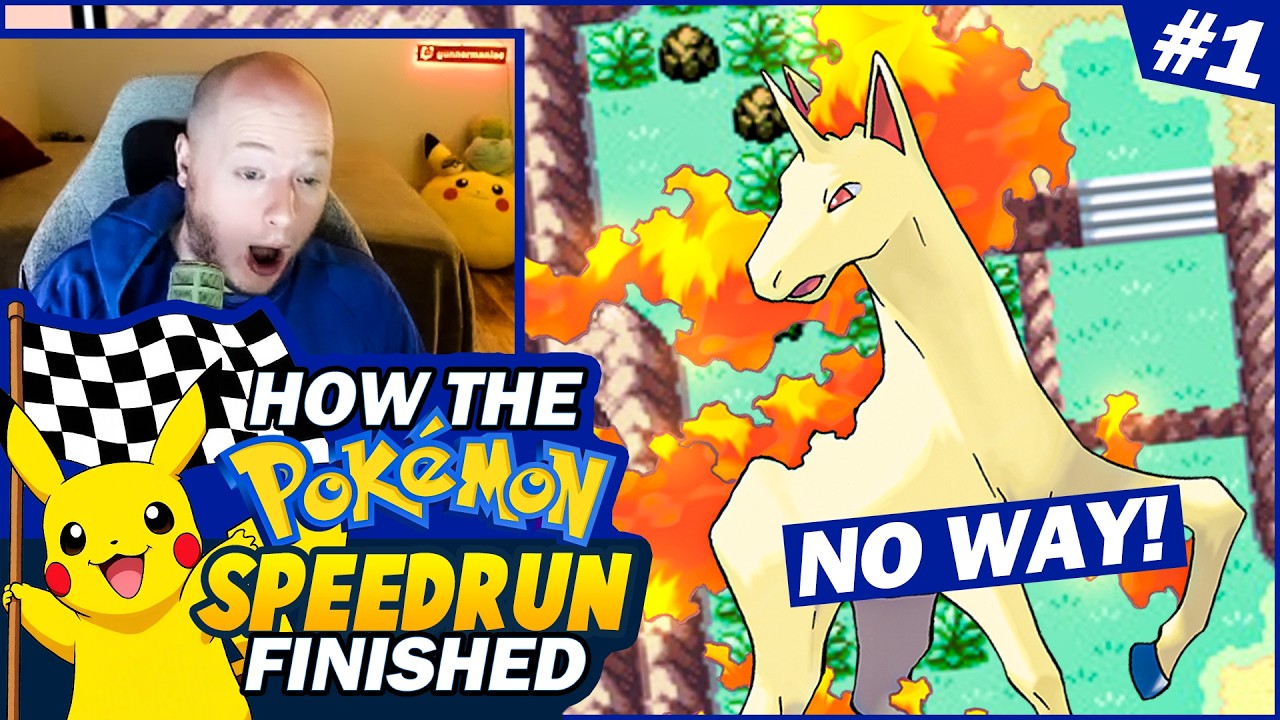 TRIPLE RAPIDASH AND THE BEST RUN OF ALL TIME?! - HOW THE POKEMON SPEEDRUN FINISHED! (Ep. 1!)