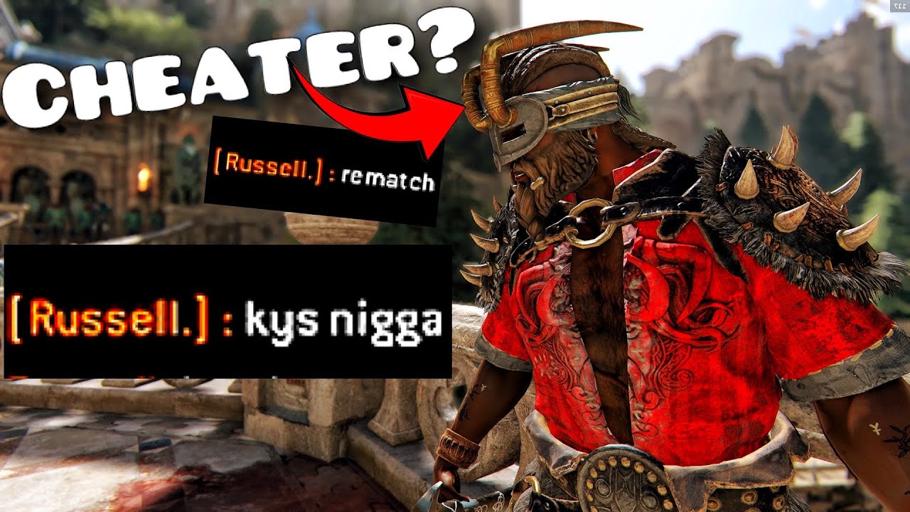 [FOR HONOR] Racism has reached this game, Cheater Berserker destroyed the vile player! Raider Duels