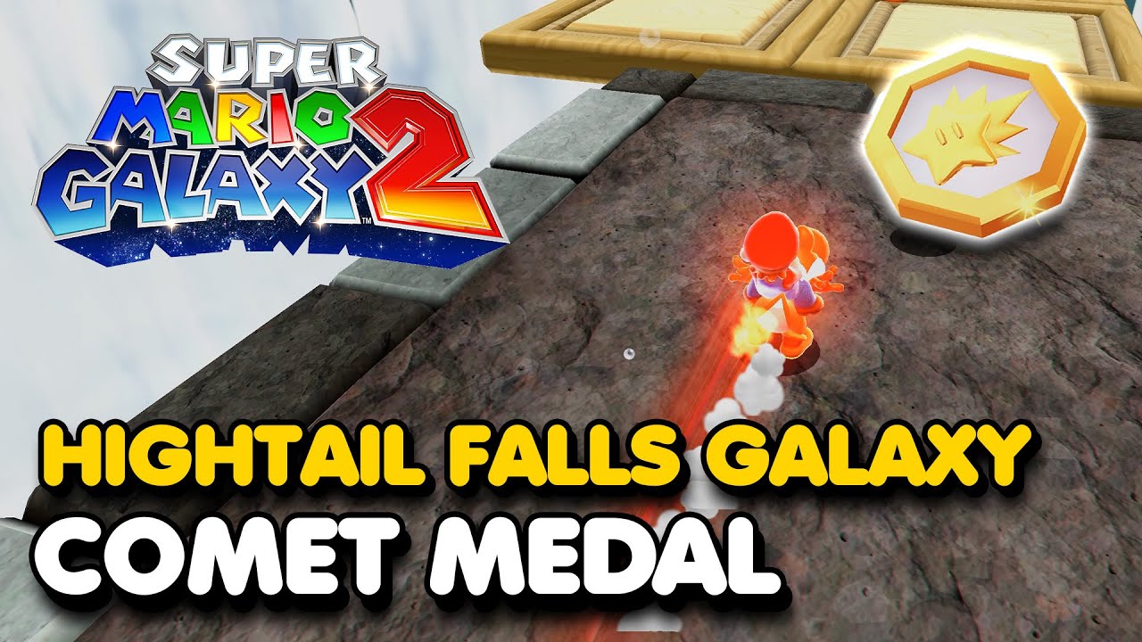 Super Mario Galaxy 2 - Hightail Falls Galaxy Comet Medal Location