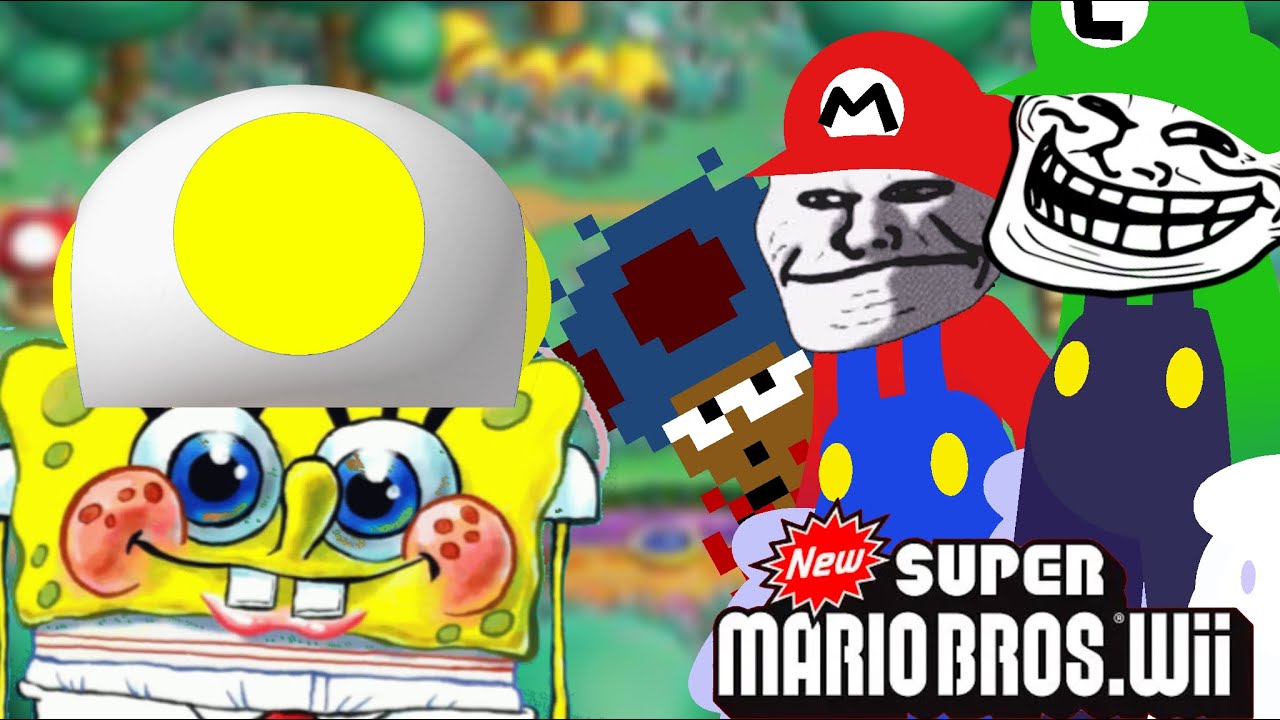 Say Hi To The New Guy. NSMB Wii | World 5