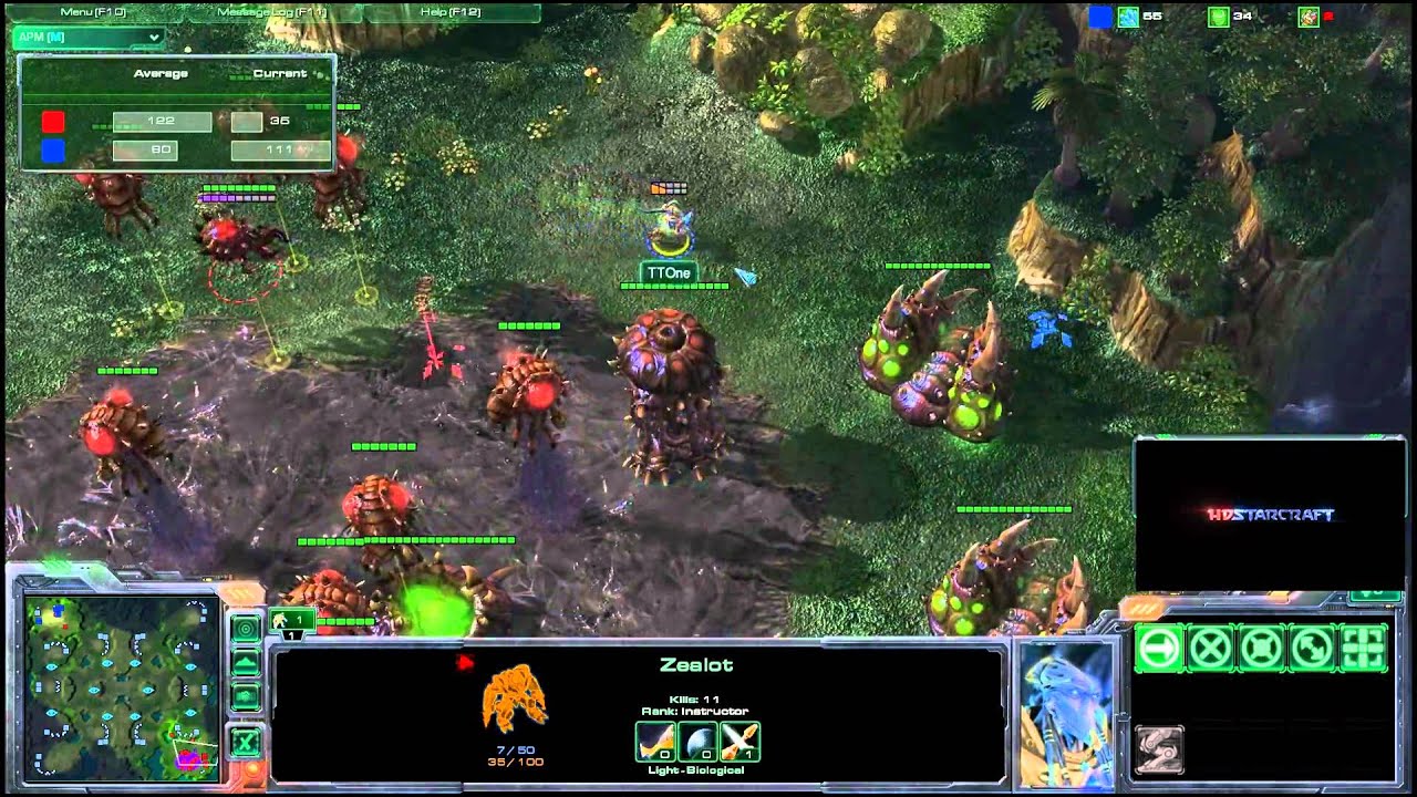HD Starcraft 2 TT1 v MasterAsia p4/4