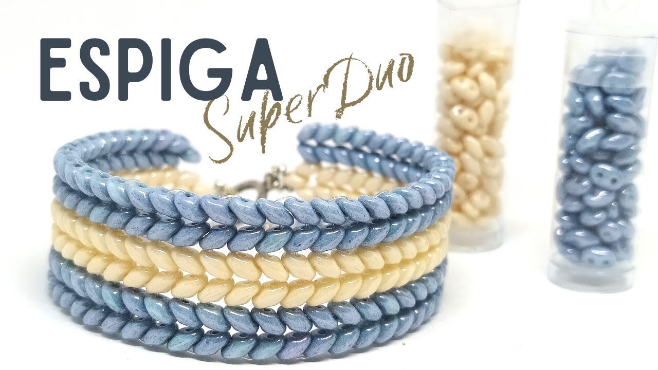 Abalorios Manualidades - Pulsera Espiga con Superduo