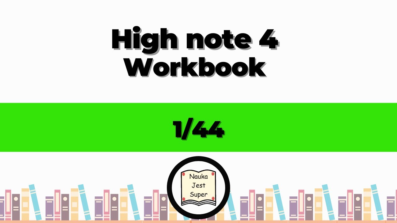 [1 zad/str. 44] - High note 4 - Workbook - odpowiedzi