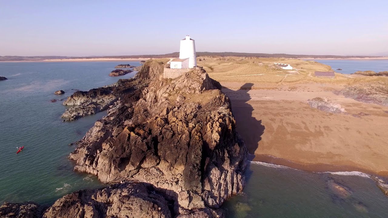 Anglesey Ynys Llanddwyn And Newborough Beach Drone Flight 4K Version