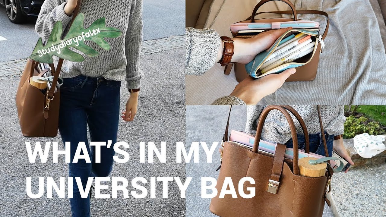 What's in my University bag