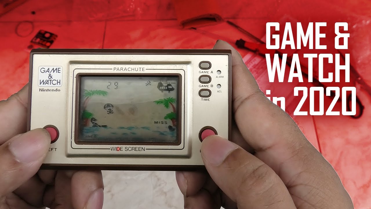 Nintendo Game & Watch PARACHUTE in 2020 Gameplay and Disassembly