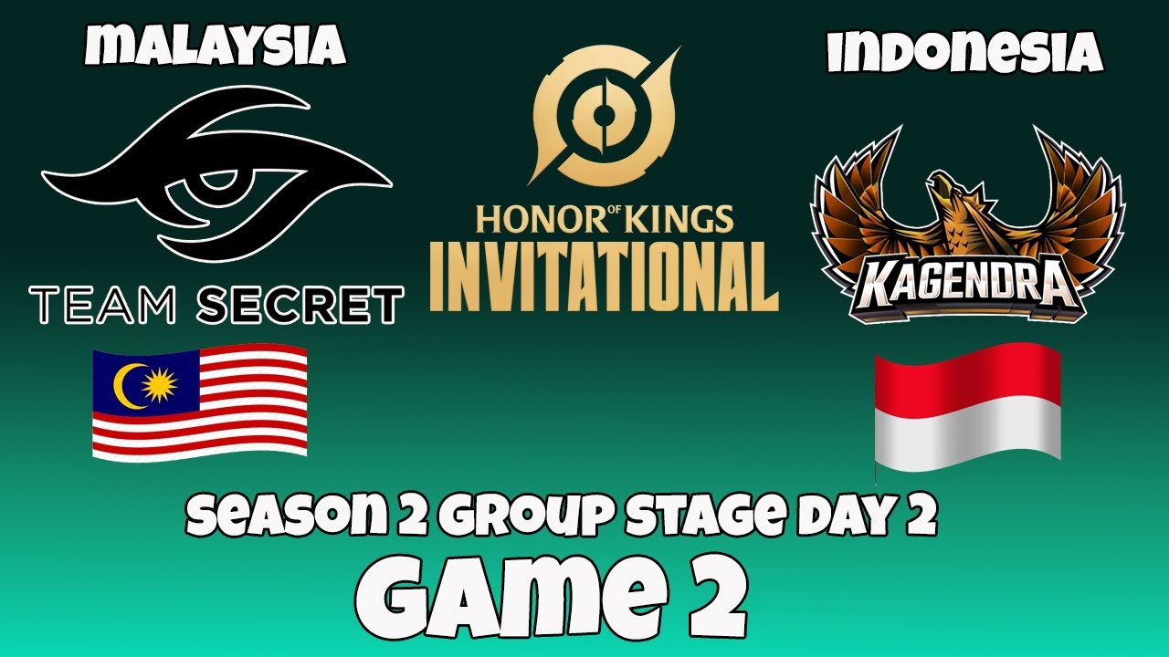 TEAM SECRET (MY) VS. KAGENDRA (ID) GAME 2  #kagendra #TEAMSECRET