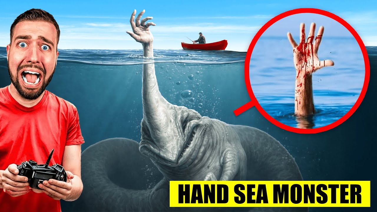 МОЙ ДРОН СНЯЛ HAND SEA MONSTER В РЕАЛЬНОЙ ЖИЗНИ!