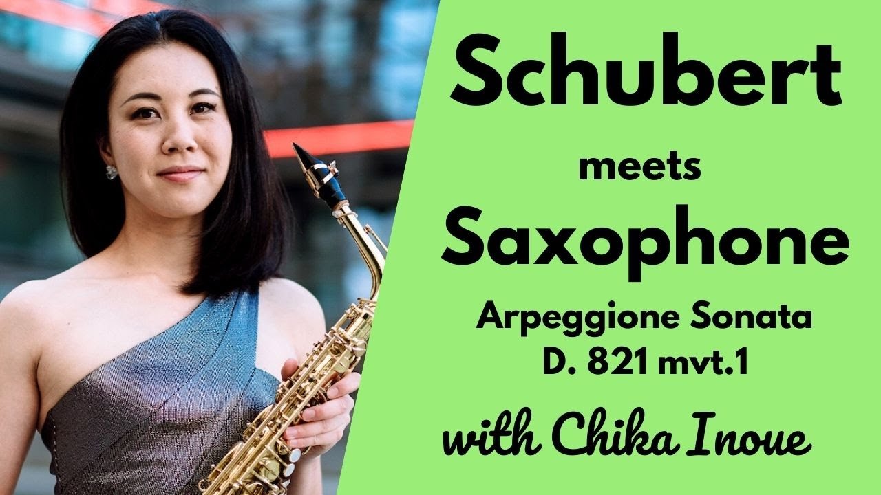Franz Schubert - Arpeggione Sonata, D. 821 mvt.1 arr. for  alto saxophone and piano