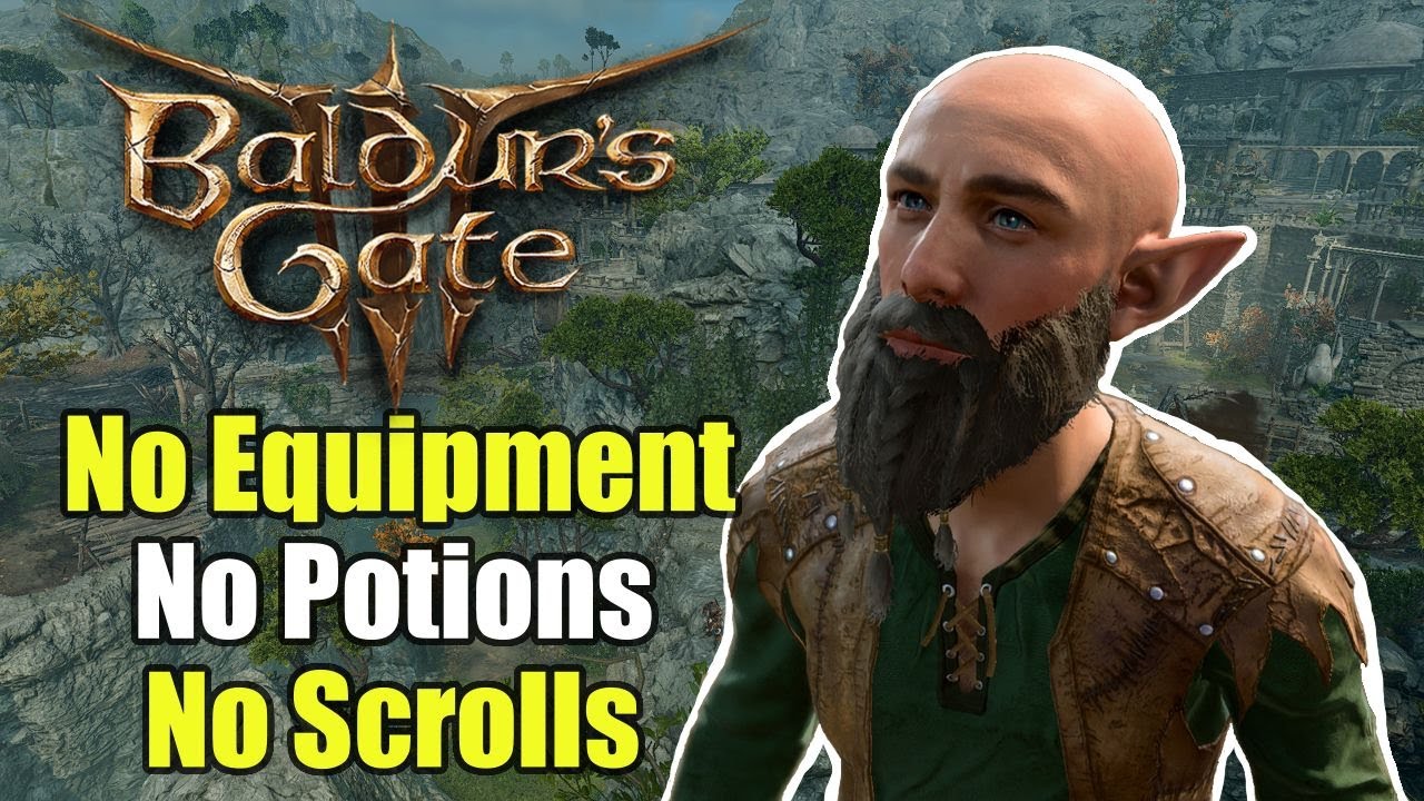 Beating Baldur's Gate 3 WITHOUT ITEMS