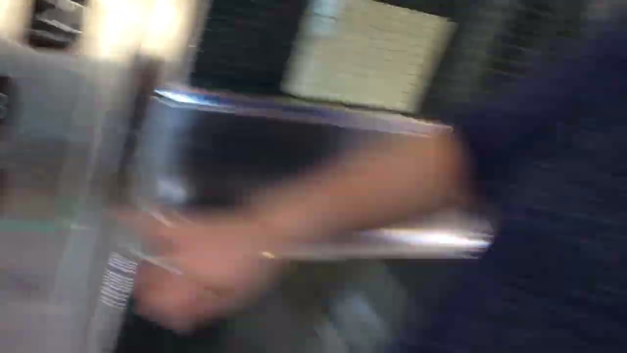 here we come to the elevator in Broadview subway station