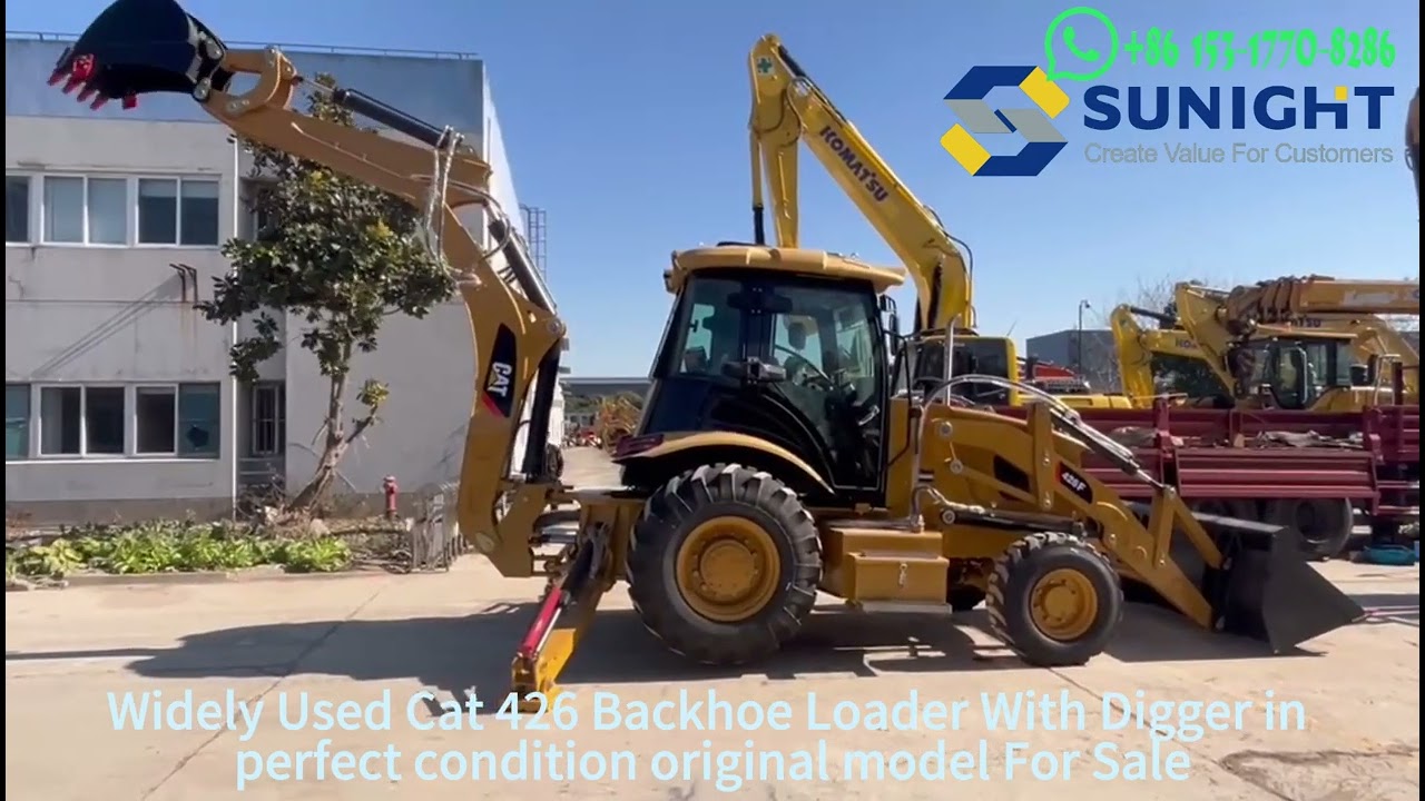 Widely Used Cat 426 Backhoe Loader With Digger in perfect condition original model