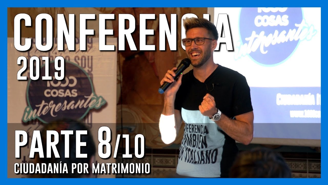 Ciudadanía Italiana en Italia - Conferencia 2019 Parte 8 - Ciudadanía por matrimonio