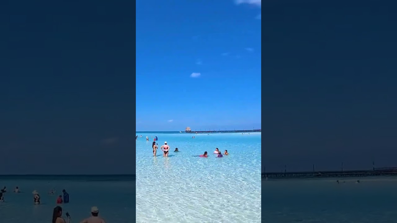 🇲🇽 One of the World's Best Beaches is Playa Norte in Mexico 🥰 #shorts #beach #travel