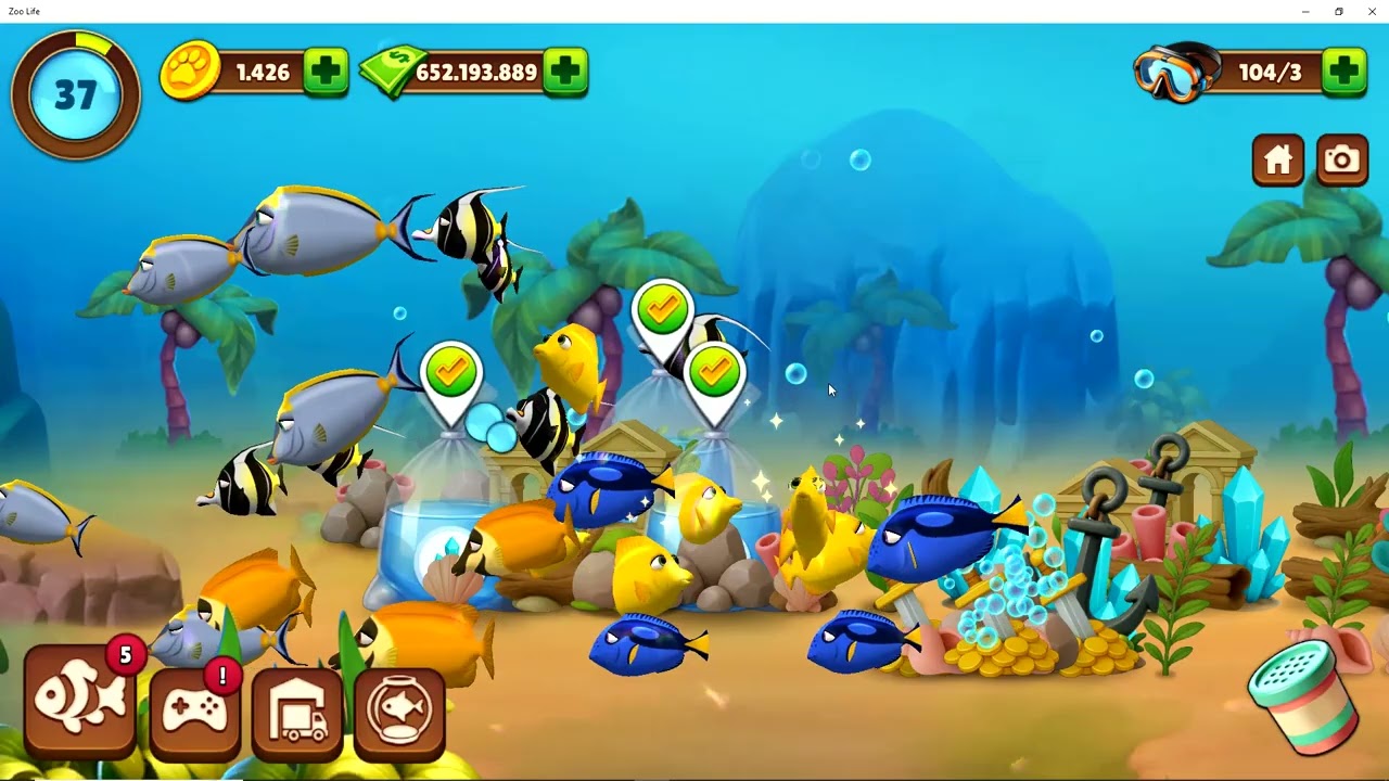 ZOO LIFE: ANIMAL PARK GAME (DIA 601) LV 315 - LV 316 - LV 317