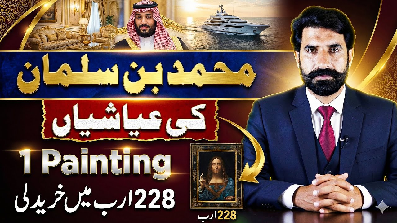 Muhammad Bin Salman Ki Ayashia | 1 Painting 228 Arab Rupe Mai Khareed Li | Saudi Arab | Albarizon TV