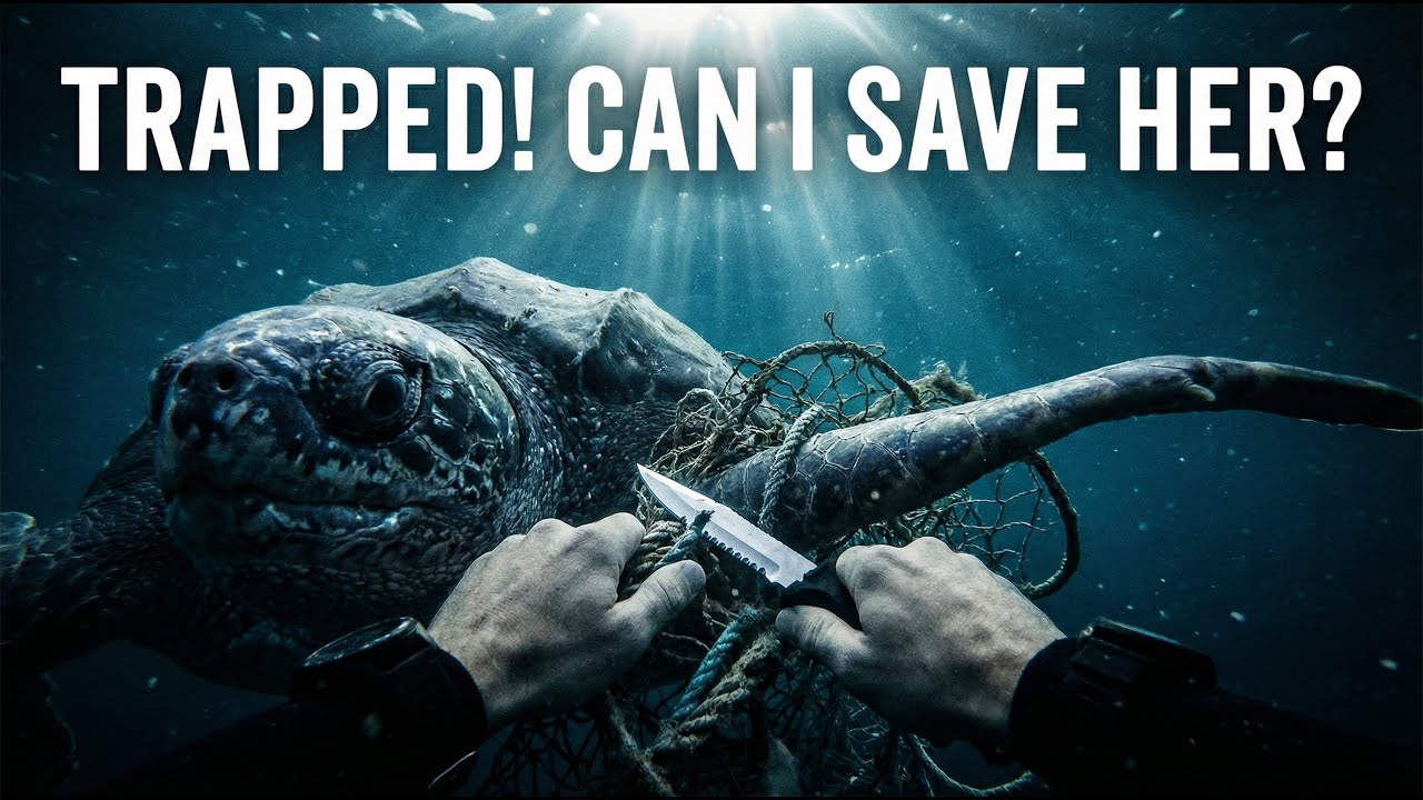 Abandoned Fishing Nets Are Killing Sea Turtles—This One Almost Didn't Make It