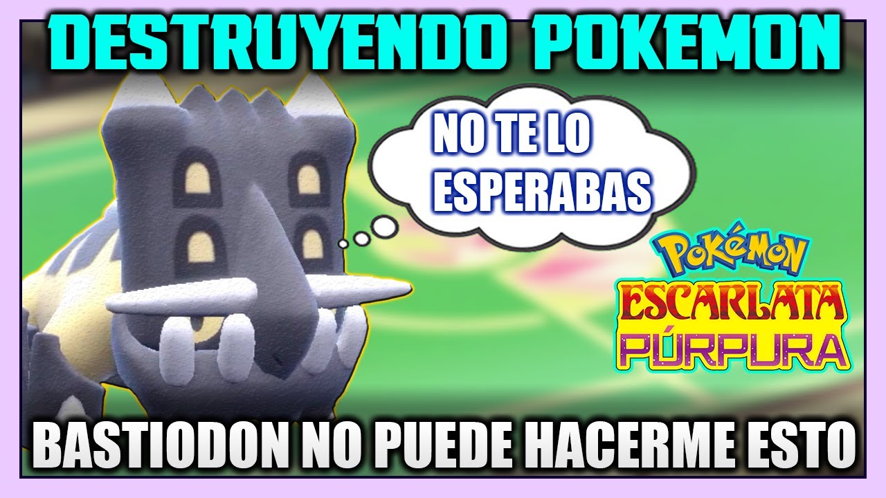 MI MEJOR EQUIPO POKÉMON vs UN BASTIODON que NO PUEDO BAJAR! CÓMO PUEDE HACERME ESTO un BASTIODON 😞